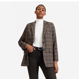 Everlane Oversized Plaid Blazer